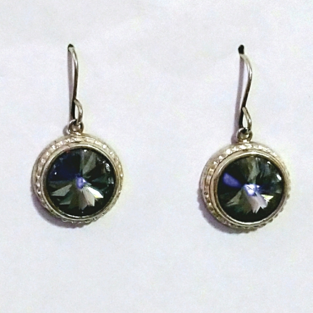 925 Sterling Silver Smoky Topaz Earrings